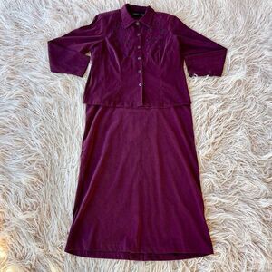 Vintage Suede Dress